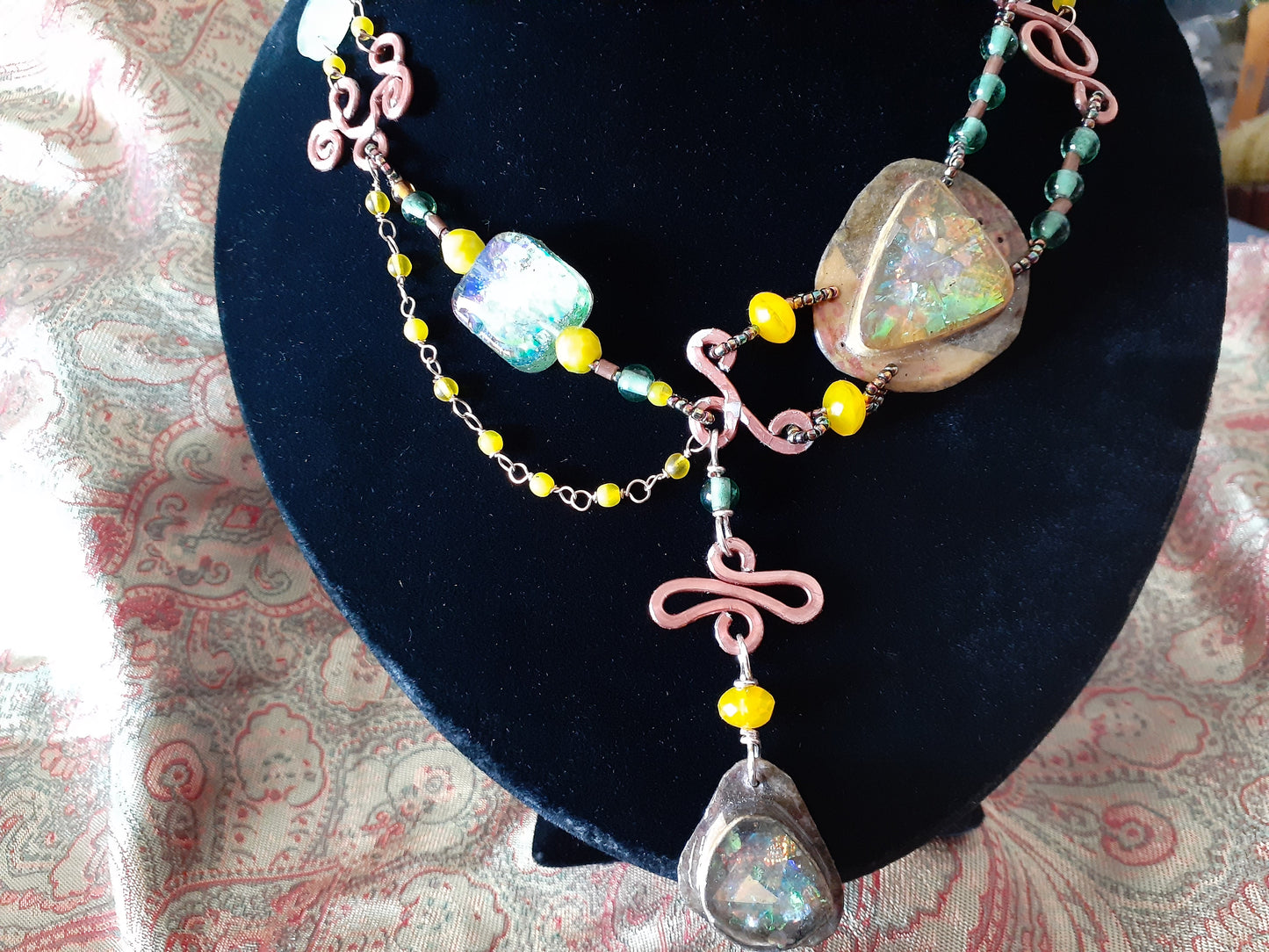 Statement Collar Necklace, one of a kind